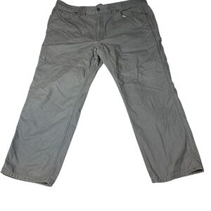 Ridgecut Mens Toughwear Pants Canvas Flex Straight Fit Workwear Cargo 46X30